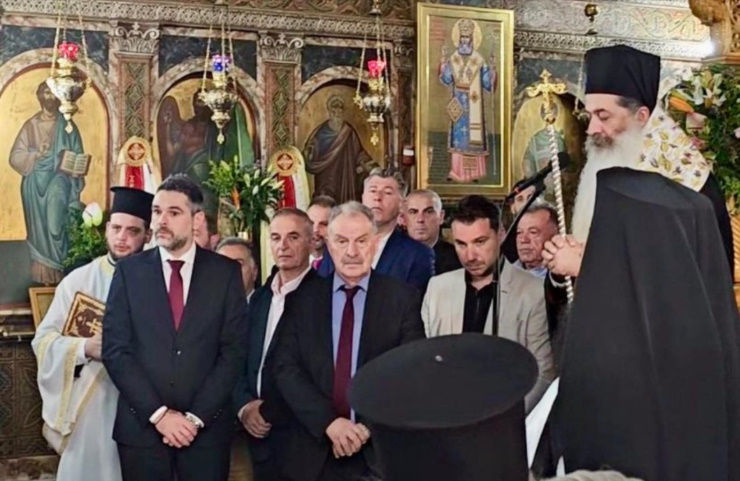 Εσπερινός του Αγίου Παντελεήμονα στα Καμένα Βούρλα