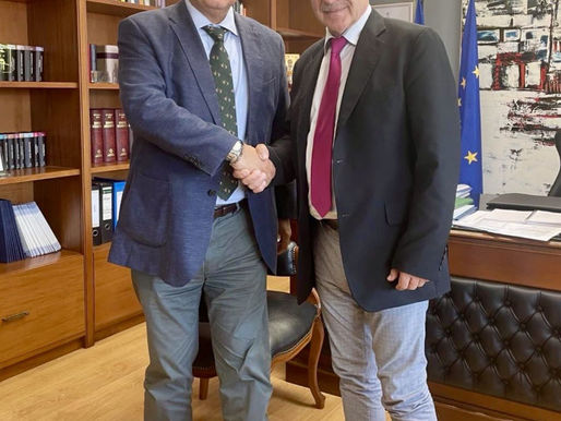 Στο Υπουργείο Δικαιοσύνης με το Γενικό Γραμματέα κ.Πέλοπα Λάσκο