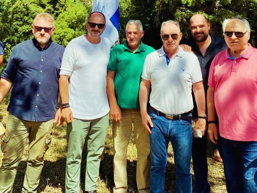 Με τους Χειριστές Μηχανημάτων της Φθιώτιδας στην Ετήσια Εορτή τους στην Ανάβρα.