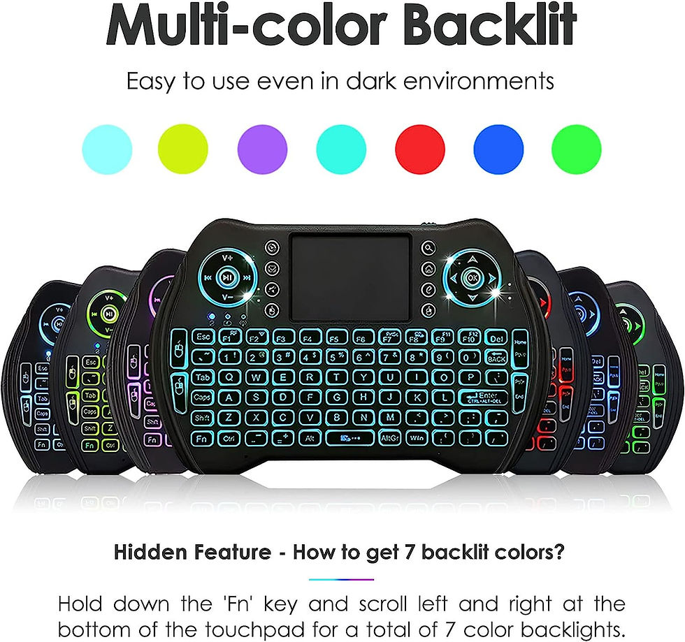 Thumbnail: Mini Wireless Keyboard Remote