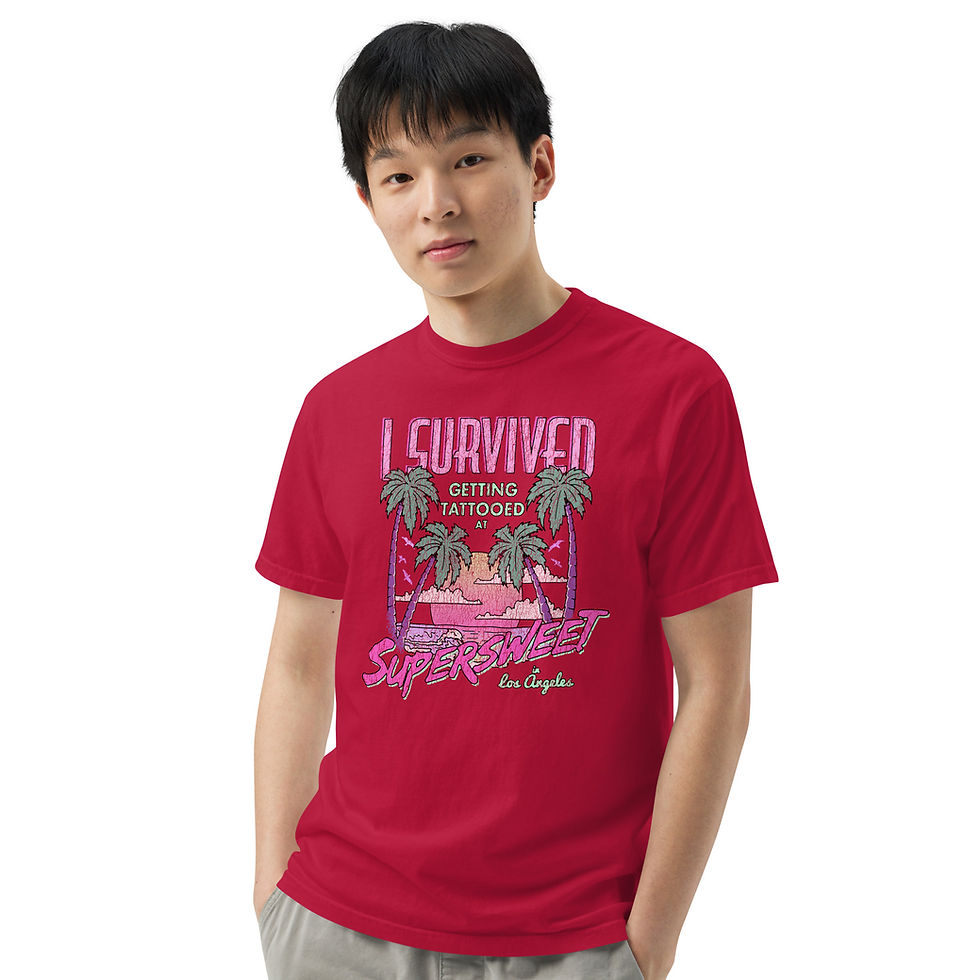 Thumbnail: Garment-dyed heavyweight t-shirt