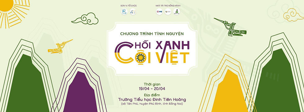 CHƯƠNG TRÌNH TÌNH NGUYỆN “CHỒI XANH CỘI VIỆT” - HÀNH TRÌNH NGƯỜI TRẺ GIỮ LẠI MÀU CỦA ĐẤT, MÙI CỦA CỘI VÀ HỒN CỦA VIỆT