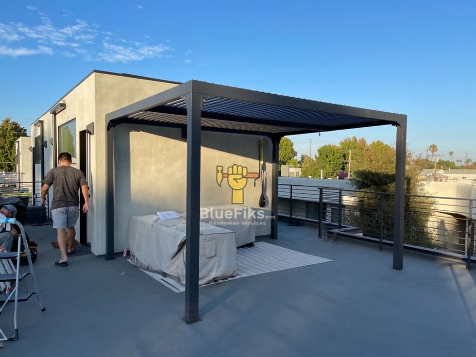 Can a Louvered Pergola Be Installed on Concrete?