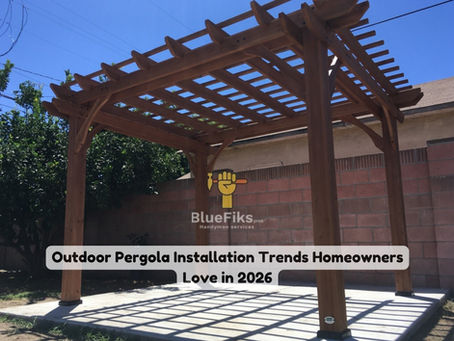 Outdoor Pergola Installation