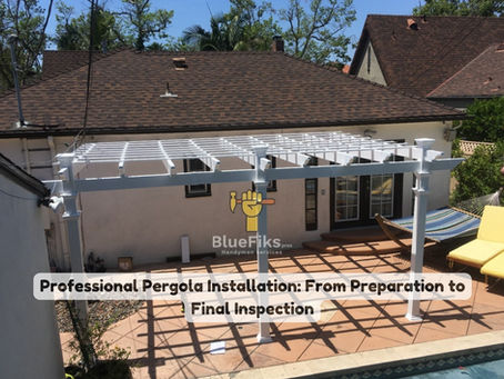 Pergola Installation