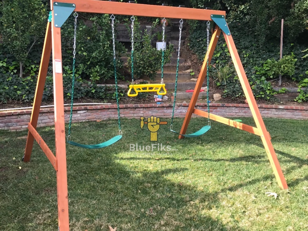 Swing Set with Installation