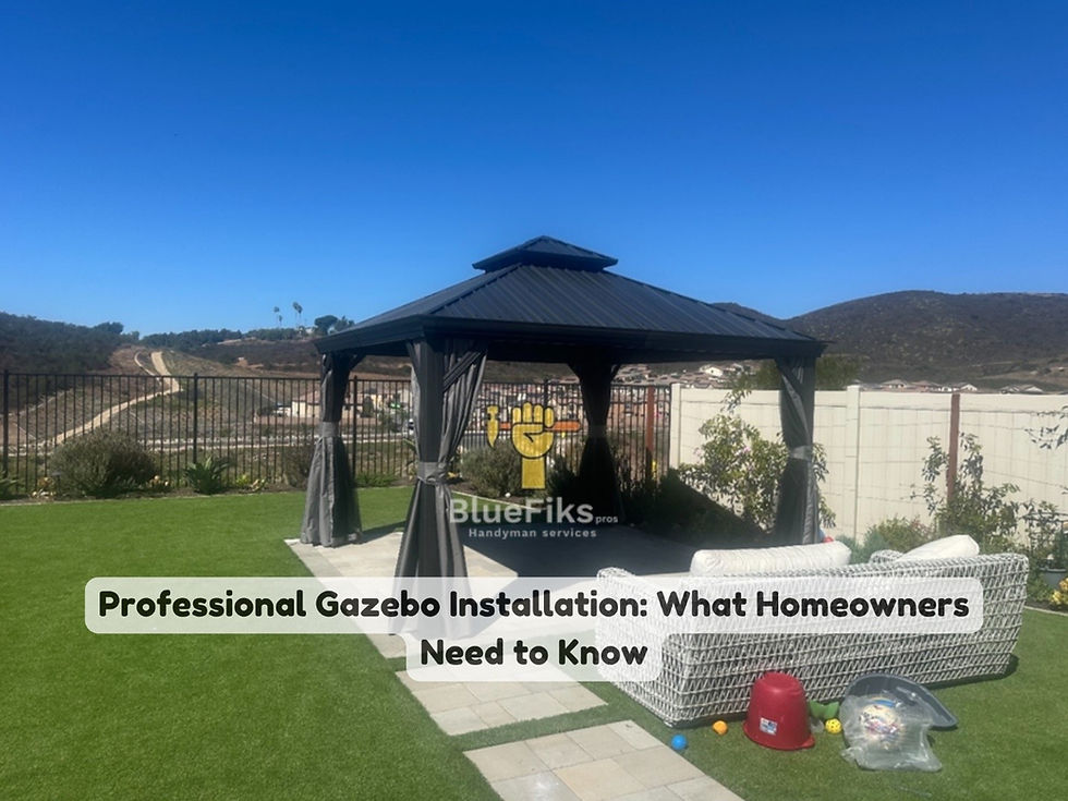 Professional Gazebo Installation