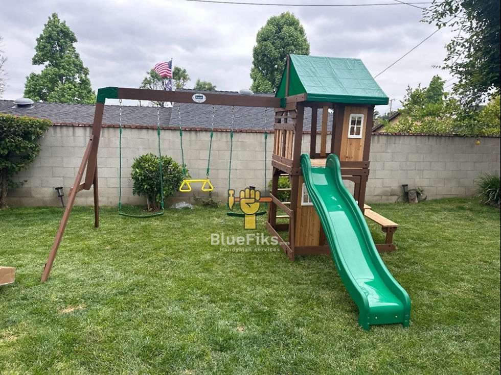 commercial playground installation