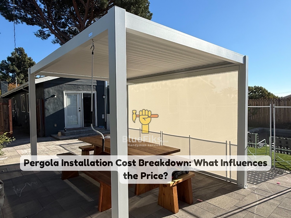 Pergola Installation Cost Breakdown