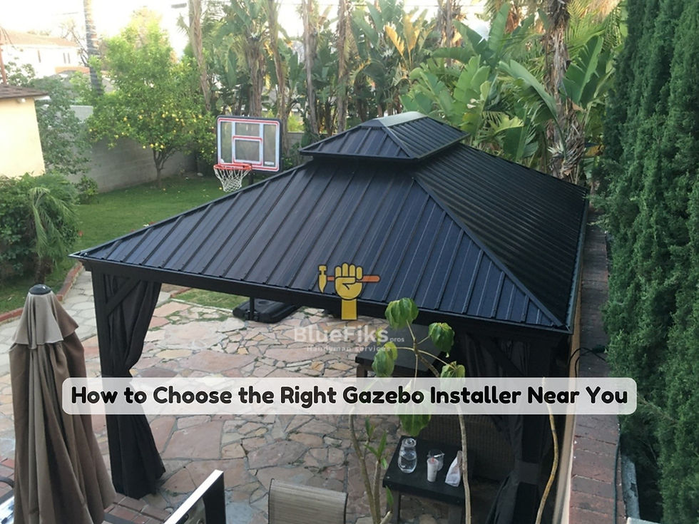 Right Gazebo Installer Near You