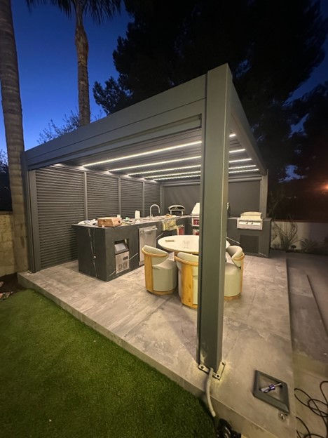 Pergola on Uneven Ground