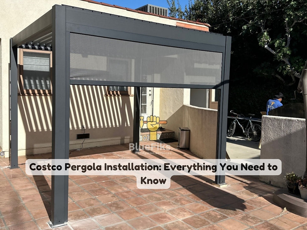 Installing a Pergola
