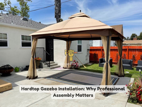 Hardtop Gazebo Installation: Why Professional Assembly Matters