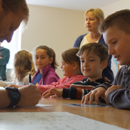Classroom time at Skern Lodge