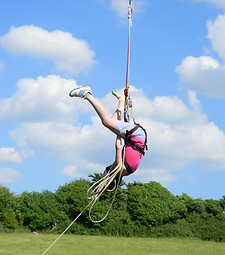 Zip Wire at Skern Lodge