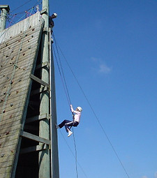 Abseiling at Skern Lodge