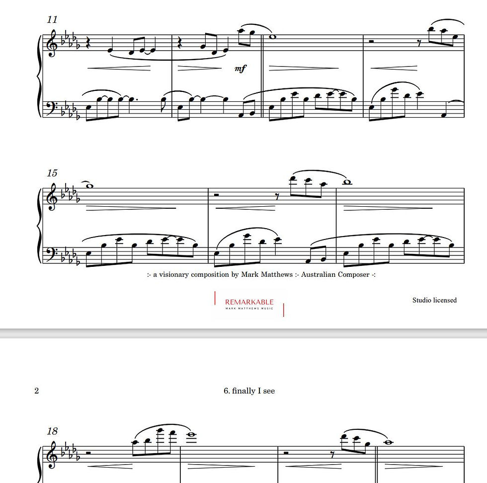Thumbnail: 'i wonder' Mark Matthews Australian Composer