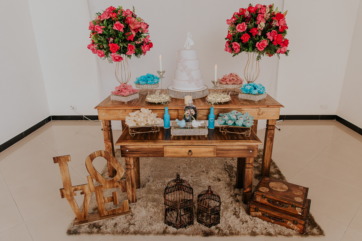 Arranged Food and Objects