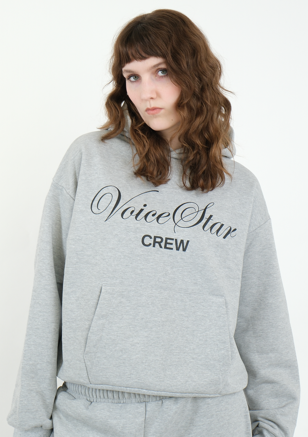 Miniatura: Oversizowa bluza z kapturem VoiceStar CREW