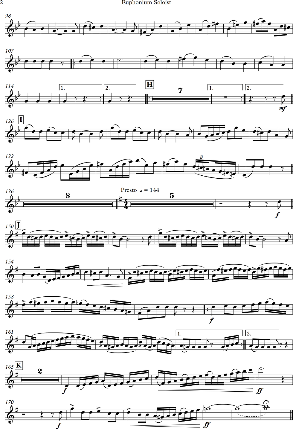 Thumbnail: Euphonium Solo - The Warwickshire Lad