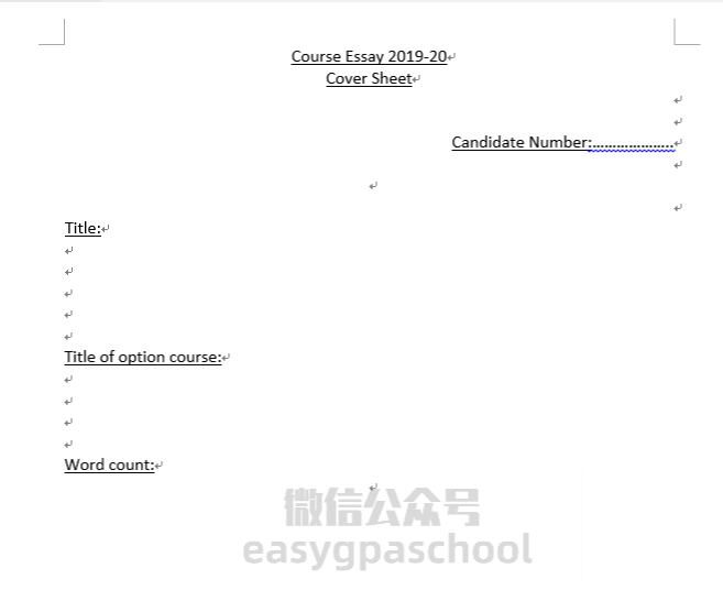 Essay提交检查清单!