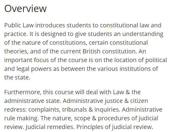 英国大学都要学习的Law基础课程详解~