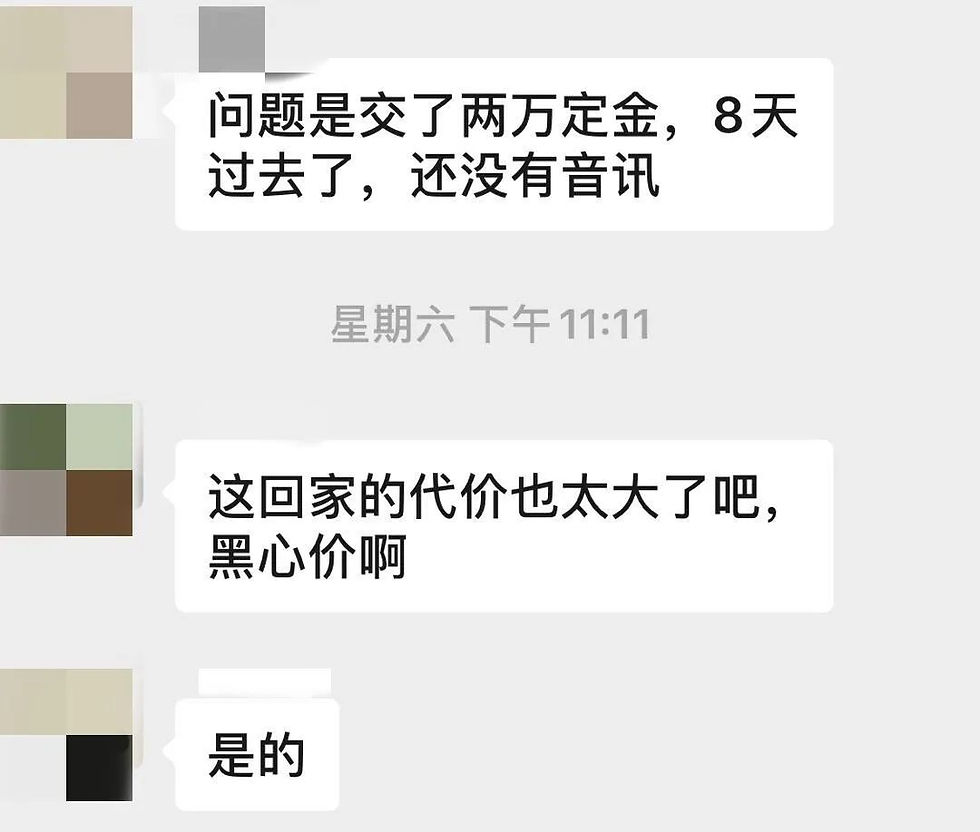 花59万买了14张机票!经过397个小时我终于回国了!