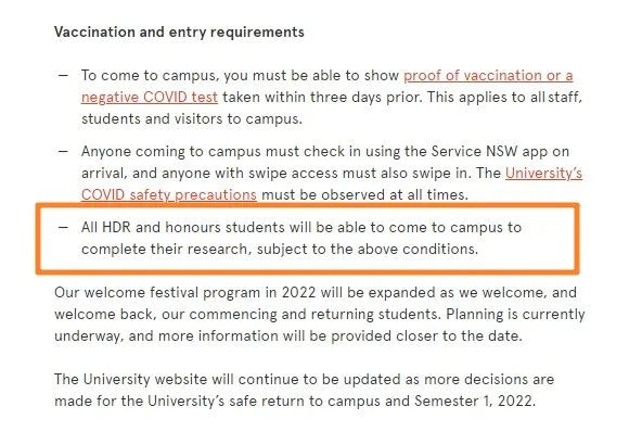 澳洲大学公布强制返校专业,看看你的专业中了没?(附2022最新校历)