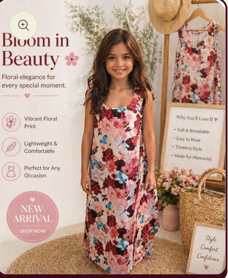 Floral Kid Dress