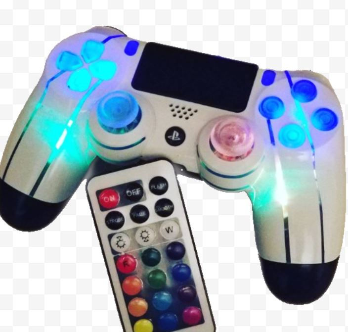 PS4 • White TechFire Smart LED **Slash** wireless controller • gift • playstatio