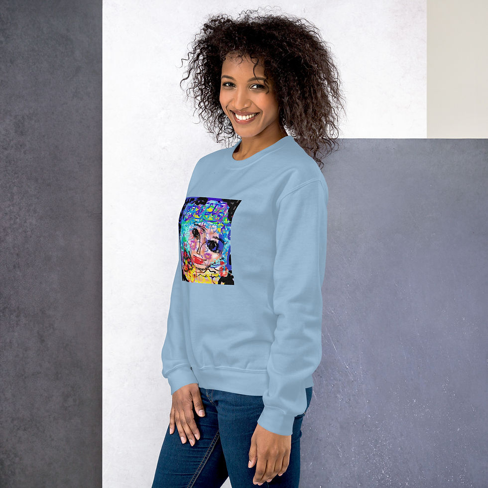 Thumbnail: Flowered - Unisex Sweatshirt