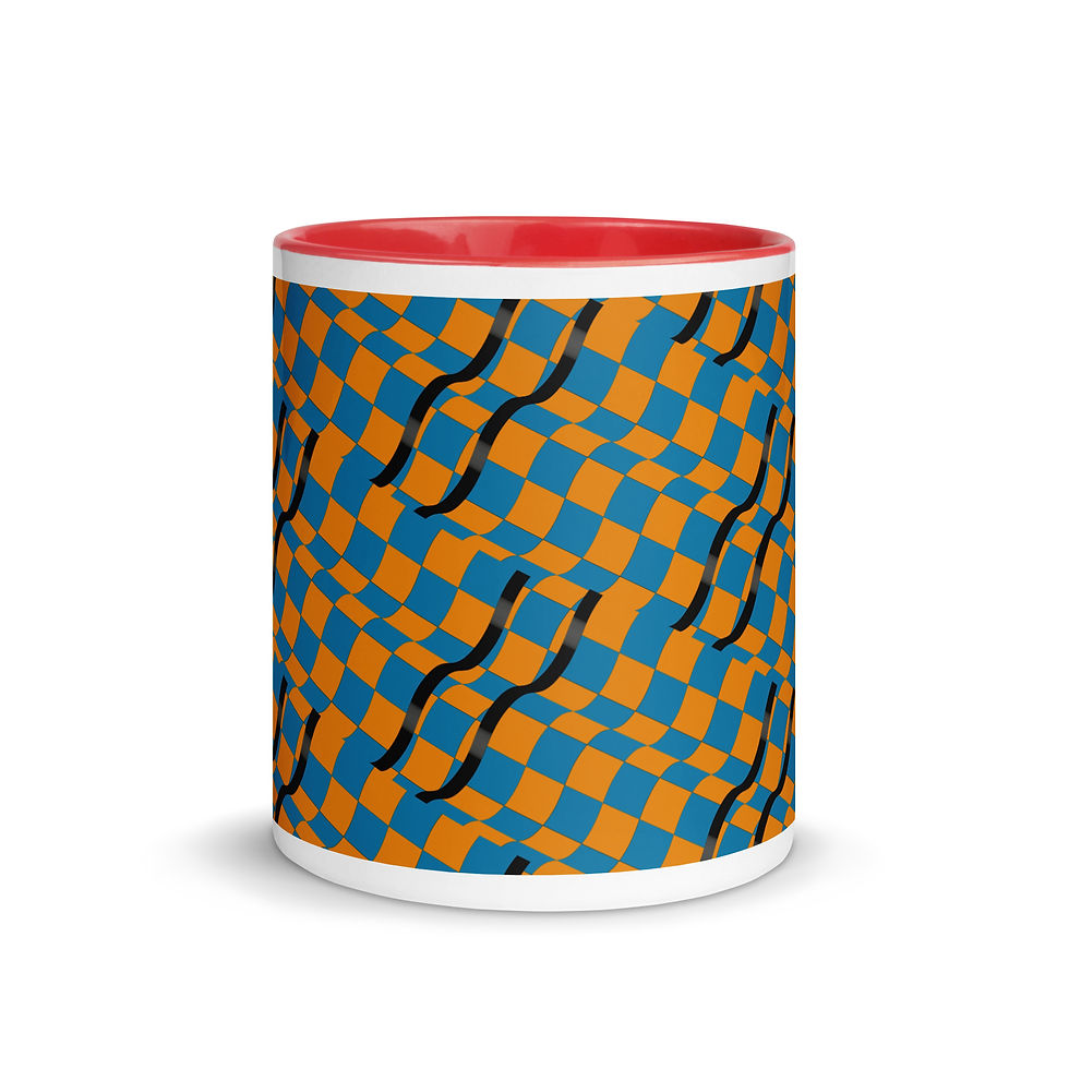 Thumbnail: Waves - Mug with Color Inside