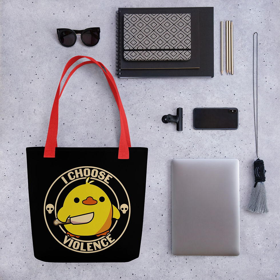 Thumbnail: I Choose Violence Tote bag