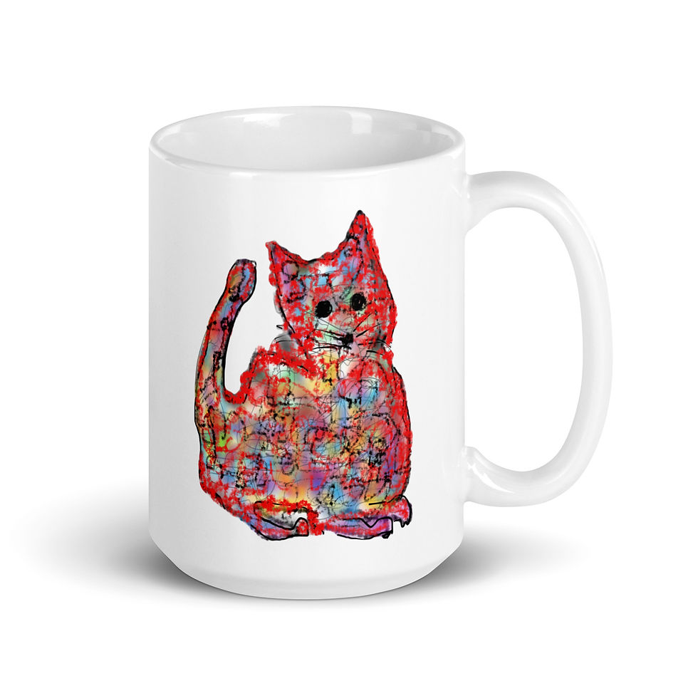 Thumbnail: Cute - White glossy mug