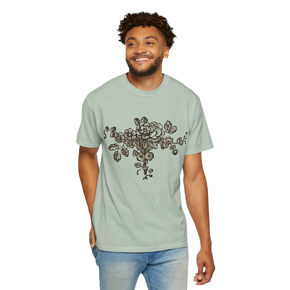 Thumbnail: Buffonorna - Personalizable Unisex Garment-Dyed T-shirt