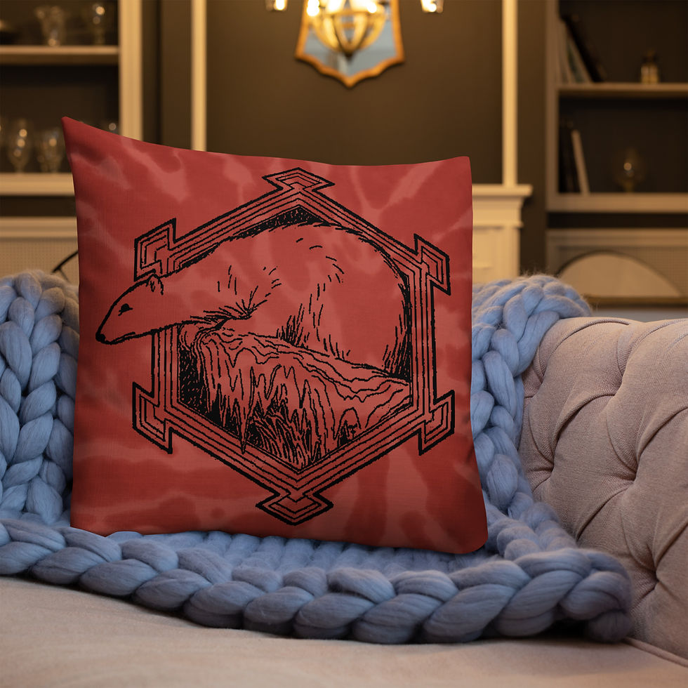 Vignette Polar Bear - Premium Pillow