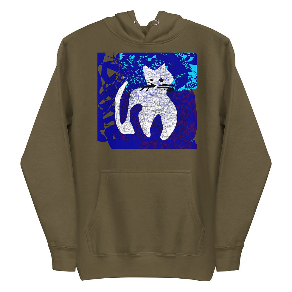 Thumbnail: My son ex-friend's cat in the window - Unisex Hoodie