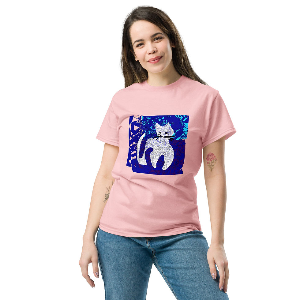 Thumbnail: My son ex-friend's cat in the window - Unisex classic tee