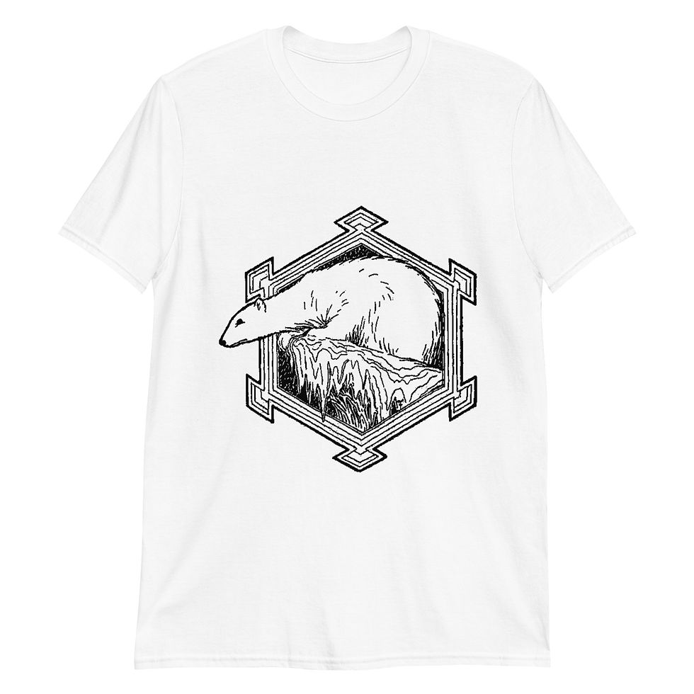 Thumbnail: Vignette Polar Bear - Short-Sleeve Unisex T-Shirt