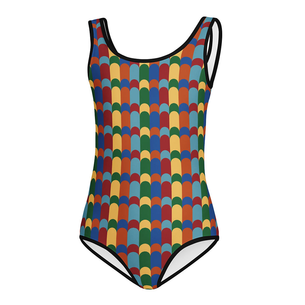 My Colors - All-Over Print Kids Swimsuit