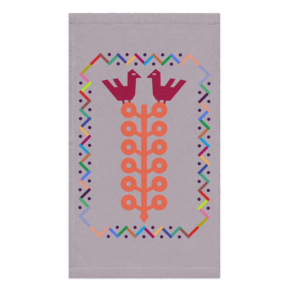 Tree of Life - Lily - Hand towel