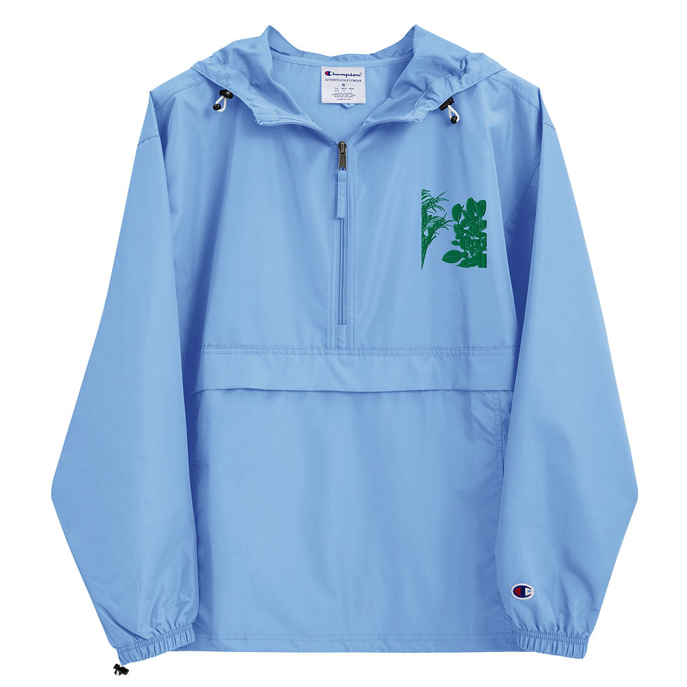 Thumbnail: Background Kelly Green - Embroidery Champion Packable Jacket