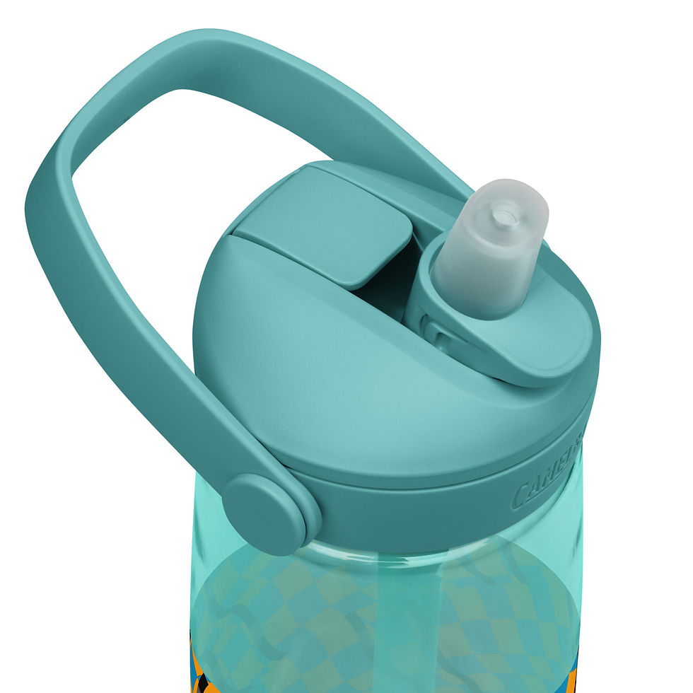 Thumbnail: Waves - Flip straw water bottle