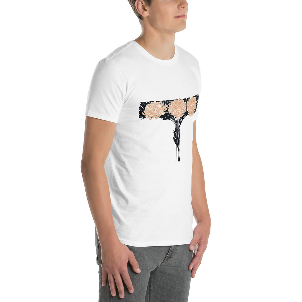 Thumbnail: Three Flowers - Short-Sleeve Unisex T-Shirt