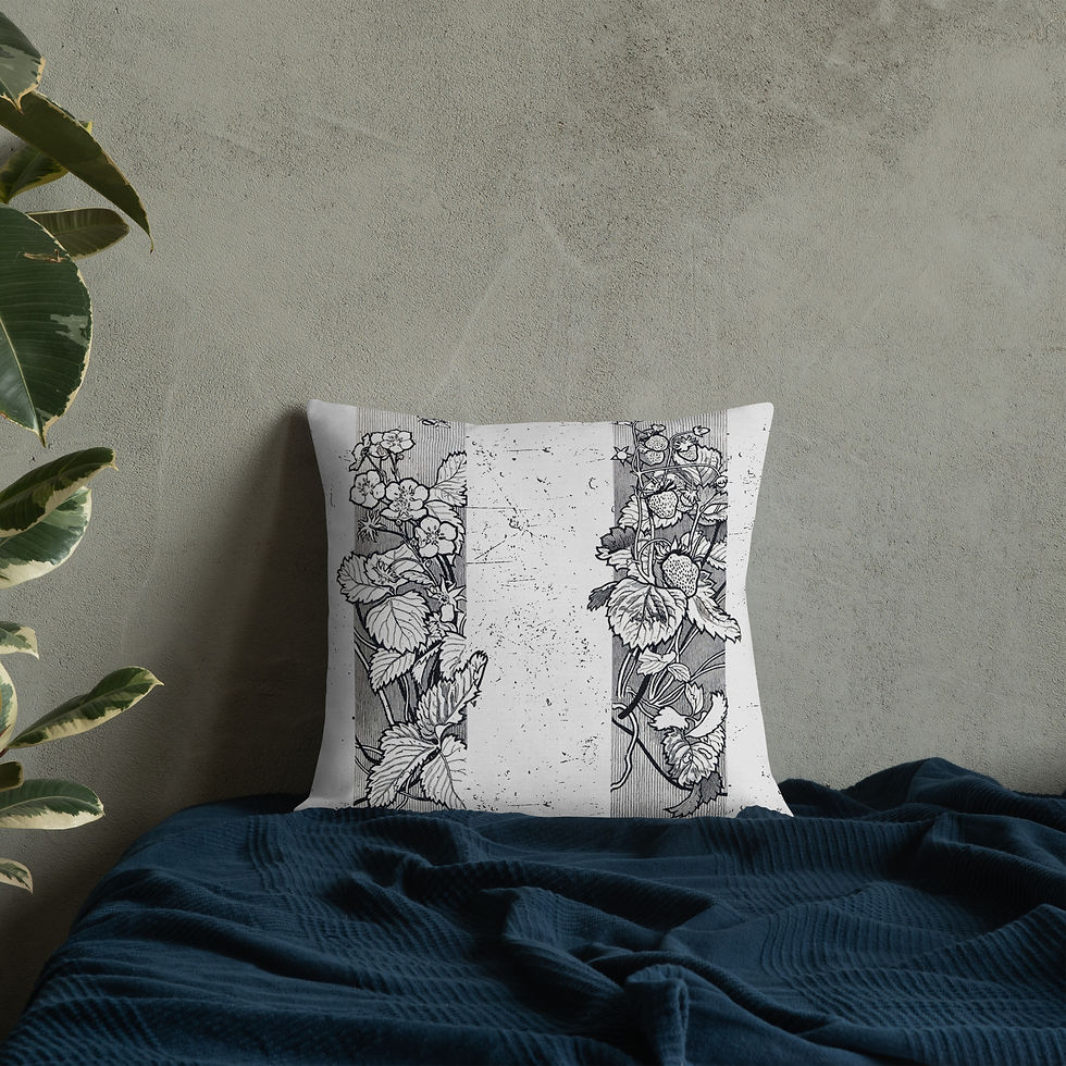 Thumbnail: Bumblebee Welcome - Premium Pillow
