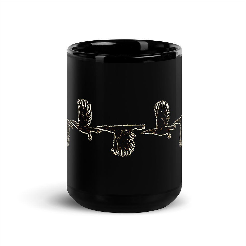 Thumbnail: Eagles - Black Glossy Mug