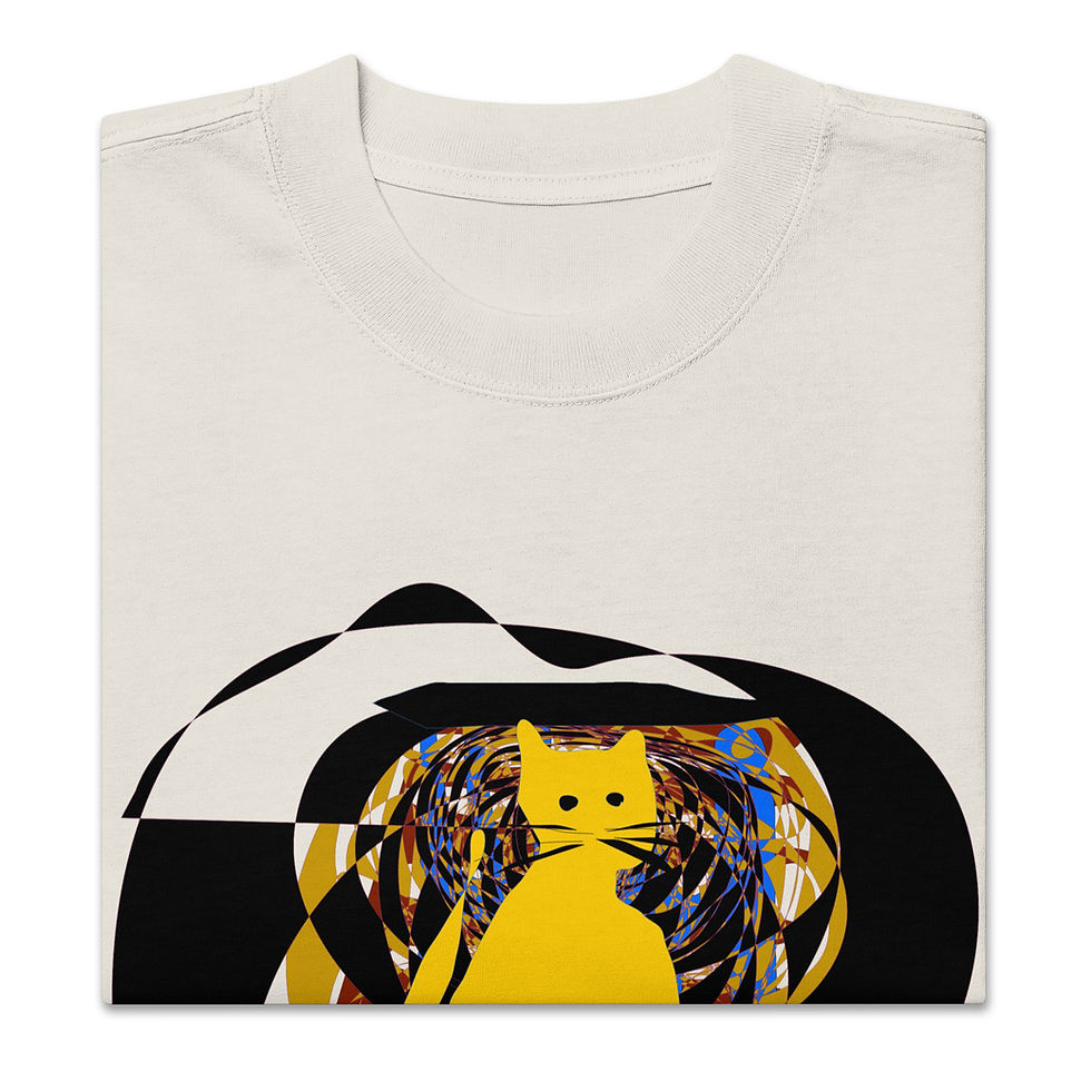 Thumbnail: Labyrinth - Oversized faded t-shirt