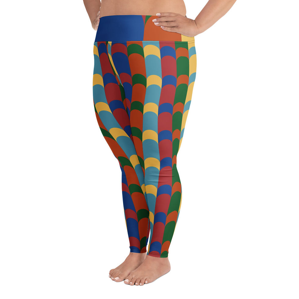 Thumbnail: My Colors V2 - All-Over Print Plus Size Leggings