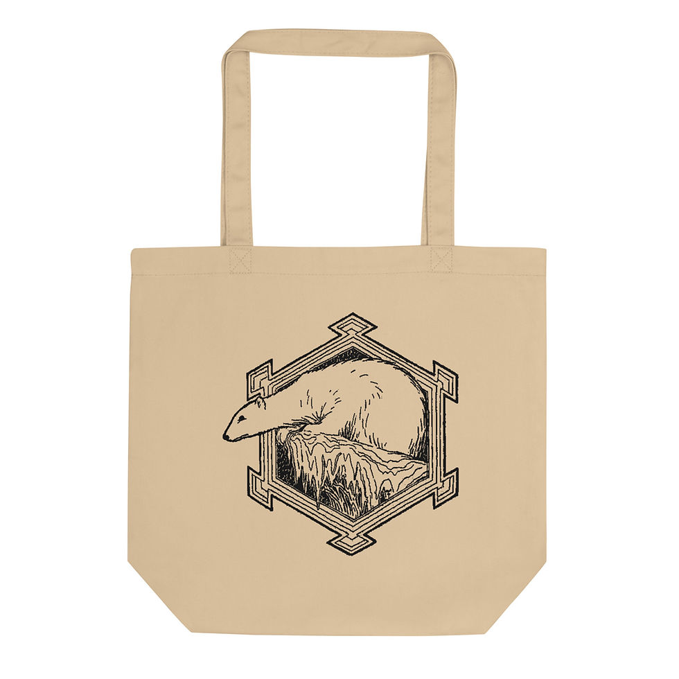 Vignette Polar Bear - Eco Tote Bag