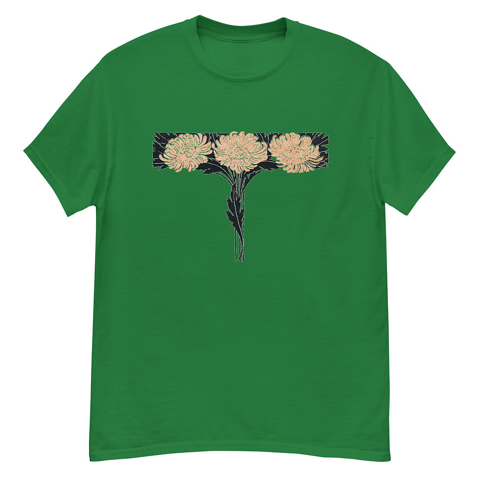 Thumbnail: Three Flowers - Unisex classic tee